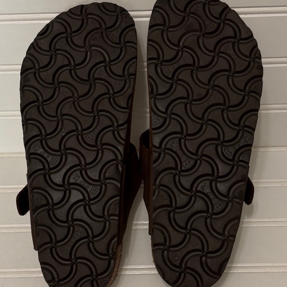 BIRKENSTOCK Gizeh Brown Natural Leather Oiled Sandals Shoes Size 38 Womens 8 NEW - Picture 8 of 8